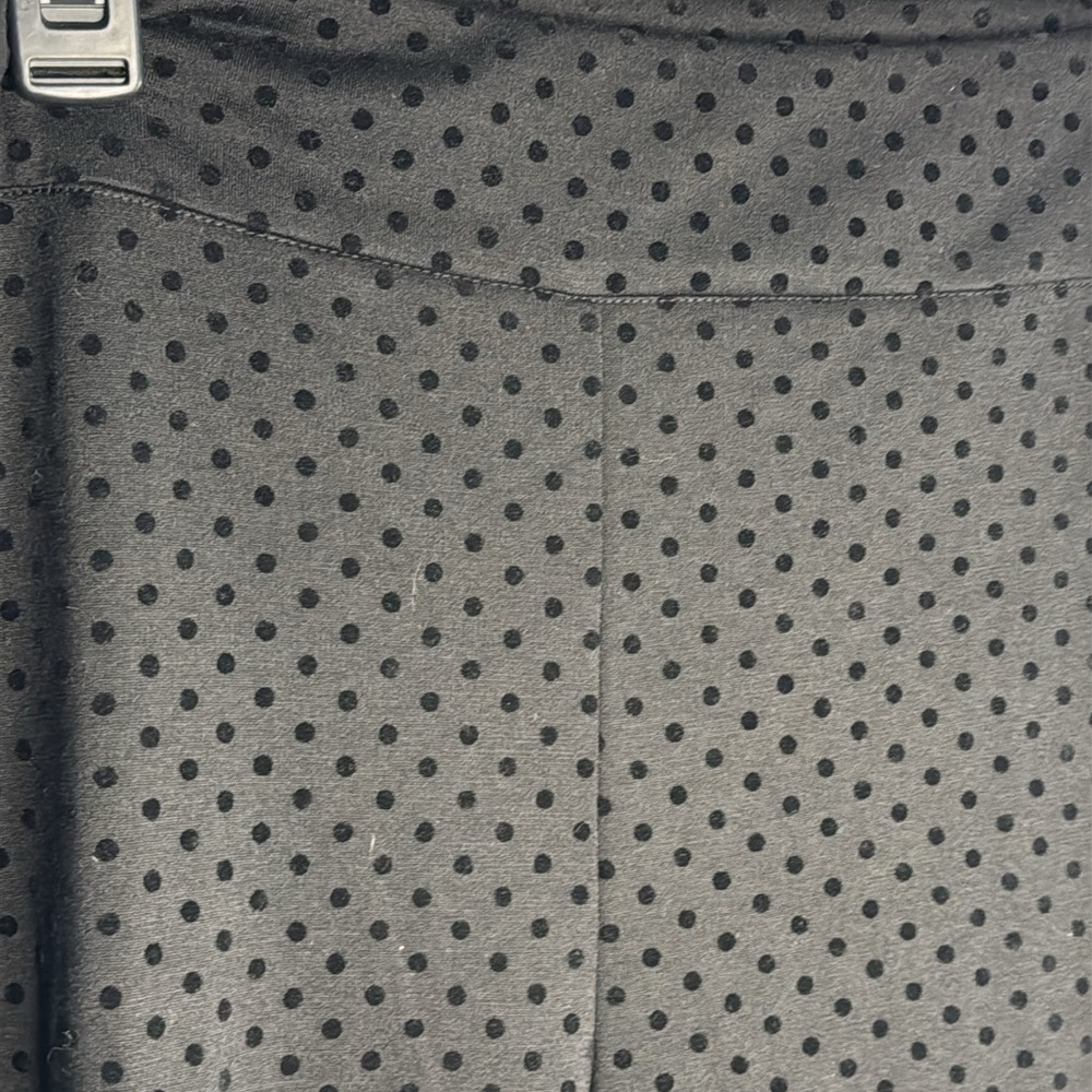 One Pants, Black Polka Dot Pull On in Size 1X NWT - Picture 6 of 12
